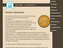 Tablet Screenshot of falk-janke.de